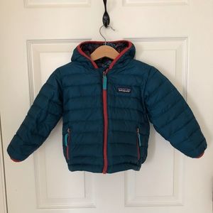 Patagonia 2t Reversible Down Sweater Hoodie